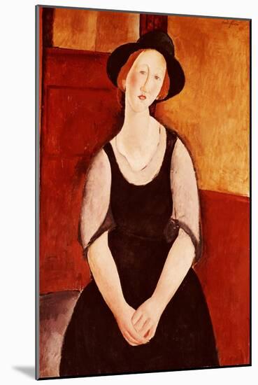 Portrait of Thora Klinckowstrom-Amedeo Modigliani-Mounted Giclee Print