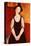 Portrait of Thora Klinckowstrom-Amedeo Modigliani-Stretched Canvas