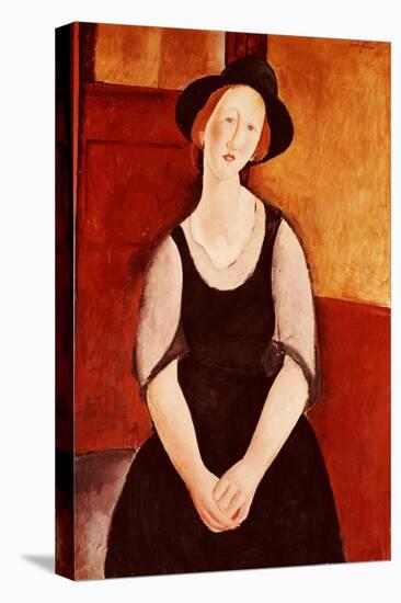 Portrait of Thora Klinckowstrom-Amedeo Modigliani-Stretched Canvas