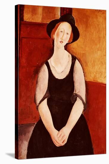 Portrait of Thora Klinckowstrom-Amedeo Modigliani-Stretched Canvas