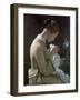 Portrait of Thora Maria Borch, C1830-1873-Wilhelm Marstrand-Framed Giclee Print