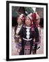 Portrait of Three Akha Hill Tribe Women in Traditional Dress, Thailand-Gavin Hellier-Framed Photographic Print