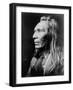 Portrait of Three Eagles, a Nez Perce Indian, C.1910 (B/W Photo)-Edward Sheriff Curtis-Framed Giclee Print