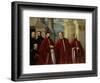 Portrait of Three Lawyers and Three Notaries, 1623-Domenico Robusti Tintoretto-Framed Giclee Print