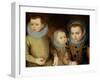 Portrait of Three Tudor Children-F.f.-Framed Giclee Print