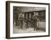 Portrait of Three Young Men with Bicycles Outside a Train Station, Kent, UK, C.1920-null-Framed Photographic Print