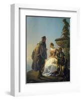 Portrait of Titian and Irene Da Spilimbergo-Eugenio Moretti Larese-Framed Giclee Print