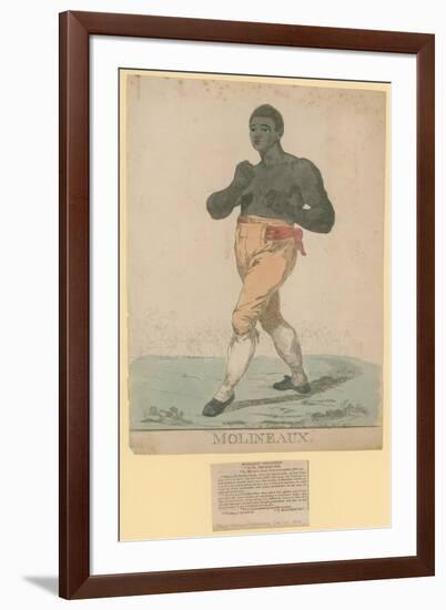 Portrait of Tom Molineaux-null-Framed Giclee Print