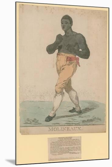 Portrait of Tom Molineaux-null-Mounted Giclee Print