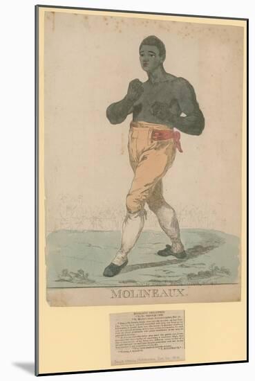 Portrait of Tom Molineaux-null-Mounted Giclee Print