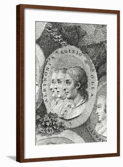 Portrait of Tomaso Giovanni Albinoni-null-Framed Giclee Print