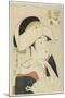 Portrait of Tomimoto Toyohina, 1795-1796-Kitagawa Utamaro-Mounted Giclee Print