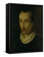 Portrait of Torquato Tasso-Alessandro Allori-Framed Stretched Canvas