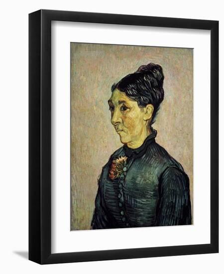 Portrait of Trabuc's Wife-Vincent van Gogh-Framed Art Print