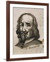 Portrait of Trajano Boccalini-null-Framed Giclee Print