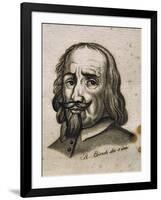 Portrait of Trajano Boccalini-null-Framed Giclee Print