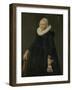 Portrait of Trijntje Tijsdr Van Nooij-Nicolaes Eliasz Pickenoy-Framed Art Print