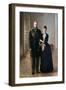 Portrait of Tsar Alexander III of Russia with His Wife Maria Fedorovna by Ivan Nikolaevich Kramskoi-null-Framed Giclee Print