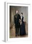 Portrait of Tsar Alexander III of Russia with His Wife Maria Fedorovna by Ivan Nikolaevich Kramskoi-null-Framed Giclee Print