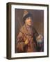 Portrait of Tsar Feodor Alexeyevich, First Half of 19th Century-null-Framed Giclee Print