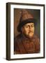 Portrait of Tsar Michael Feodorovich, First Half of 19th Century-null-Framed Giclee Print