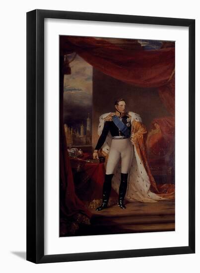 Portrait of Tsar Nicholas I of Russia, 1826-George Dawe-Framed Giclee Print