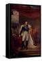 Portrait of Tsar Nicholas I of Russia, 1826-George Dawe-Framed Stretched Canvas