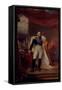 Portrait of Tsar Nicholas I of Russia, 1826-George Dawe-Framed Stretched Canvas