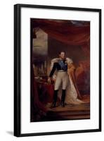 Portrait of Tsar Nicholas I of Russia, 1826-George Dawe-Framed Giclee Print