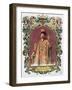 Portrait of Tsar Nicholas II in Traditional Coronation Dress, circa 1894-null-Framed Giclee Print