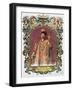 Portrait of Tsar Nicholas II in Traditional Coronation Dress, circa 1894-null-Framed Giclee Print