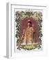 Portrait of Tsar Nicholas II in Traditional Coronation Dress, circa 1894-null-Framed Giclee Print