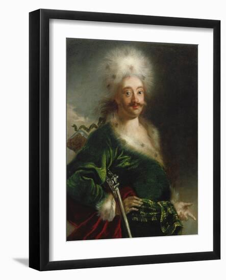 Portrait of Tsar Peter the Great-Dietrich-Framed Giclee Print