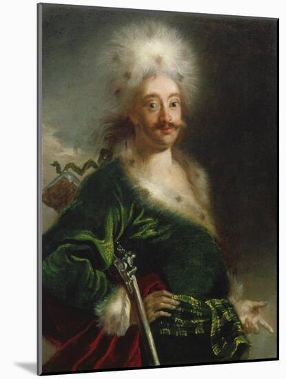 Portrait of Tsar Peter the Great-Dietrich-Mounted Giclee Print