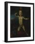 Portrait of Tsarevich Peter Petrovich of Russia (1715-171) as Cupid-Louis Caravaque-Framed Giclee Print