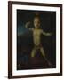 Portrait of Tsarevich Peter Petrovich of Russia (1715-171) as Cupid-Louis Caravaque-Framed Giclee Print