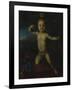 Portrait of Tsarevich Peter Petrovich of Russia (1715-171) as Cupid-Louis Caravaque-Framed Giclee Print