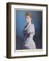 Portrait of Tsarina Alexandra Feodorovna circa 1898-null-Framed Giclee Print