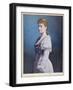 Portrait of Tsarina Alexandra Feodorovna circa 1898-null-Framed Giclee Print