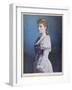 Portrait of Tsarina Alexandra Feodorovna circa 1898-null-Framed Giclee Print