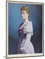 Portrait of Tsarina Alexandra Feodorovna circa 1898-null-Mounted Giclee Print