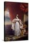 Portrait of Tsarina Alexandra Feodorovna of Russia, 1828-31-George Dawe-Stretched Canvas