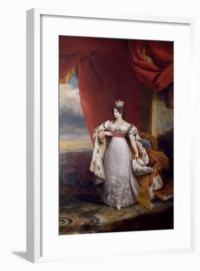 Portrait of Tsarina Alexandra Feodorovna of Russia, 1828-31-George Dawe-Framed Giclee Print