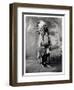 Portrait of Turning Bear, a Sioux Warrior, C.1900 (B/W Photo)-John Alvin Anderson-Framed Giclee Print