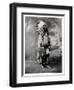 Portrait of Turning Bear, a Sioux Warrior, C.1900 (B/W Photo)-John Alvin Anderson-Framed Giclee Print