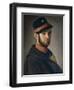 Portrait of Tuscan Volunteer, 1849-Antonio Puccinelli-Framed Giclee Print