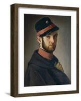 Portrait of Tuscan Volunteer, 1849-Antonio Puccinelli-Framed Giclee Print