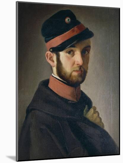 Portrait of Tuscan Volunteer, 1849-Antonio Puccinelli-Mounted Giclee Print