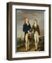 Portrait of Two et on Schoolboys, et on Chapel Beyond-Francis Alleyne-Framed Giclee Print