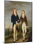 Portrait of Two et on Schoolboys, et on Chapel Beyond-Francis Alleyne-Mounted Giclee Print